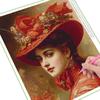 Diamond Painting New Collection 2024 Noble and Elegant Woman Diy Full Square Round Drill Rhinestone Embroidery Hat Girl Mosaic Cross Stitch Kits