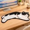 Cartoon Cat Mouse Pad Non-Slip Writing Mat Funny Laptop Table Mat  for Home&Office