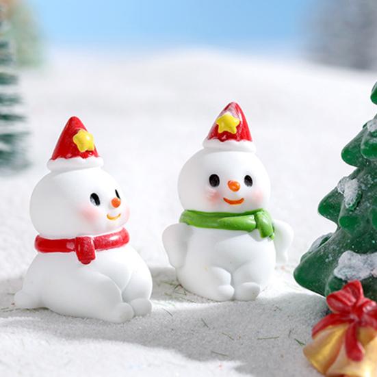 Nützliche Weihnachtsfigur aus Kunstharz, stilvolle, feine Verarbeitung, Sammlerstück