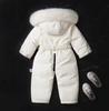 Baby Winter Jumpsuit Thicken Boys Ski Set Coat Warm Children Jacket Waterproof Hooded Baby Girls Snowsuit