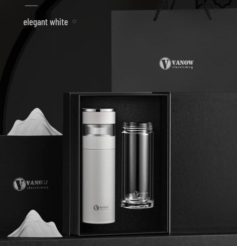 Vanow High-Grade Stainless Steel Insulated Tea Infuser Bottle