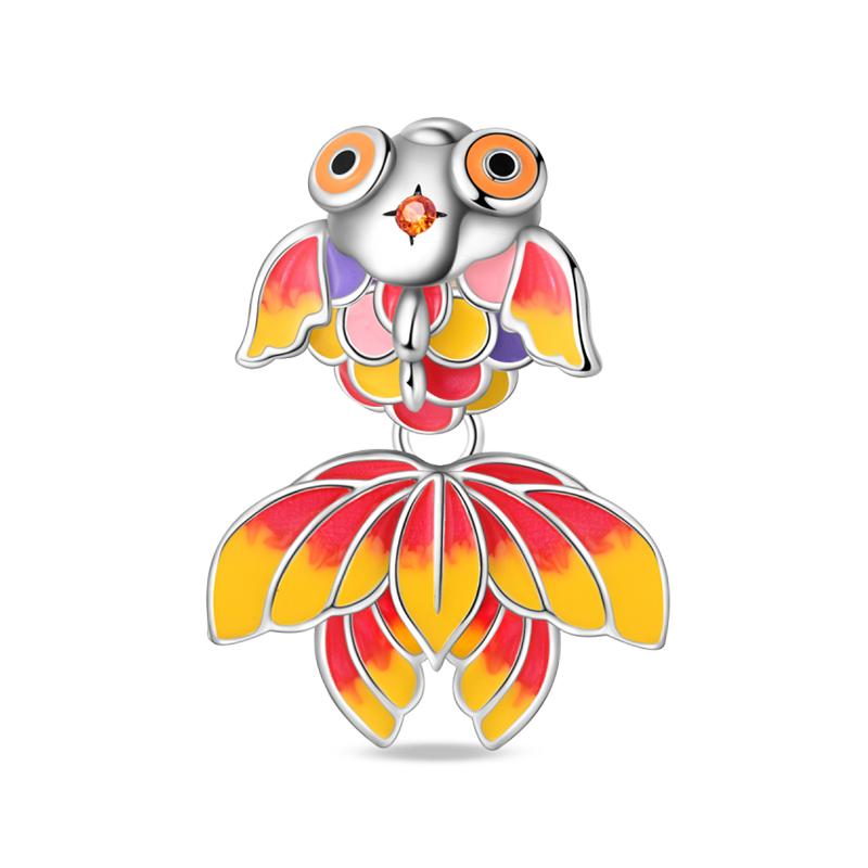 Nouveaux Charms Chat Porte-Bonheur Dieu de la Richesse en Argent 925 pour Bracelet Pandora Bijoux DIY Cadeau du Nouvel An Heureux