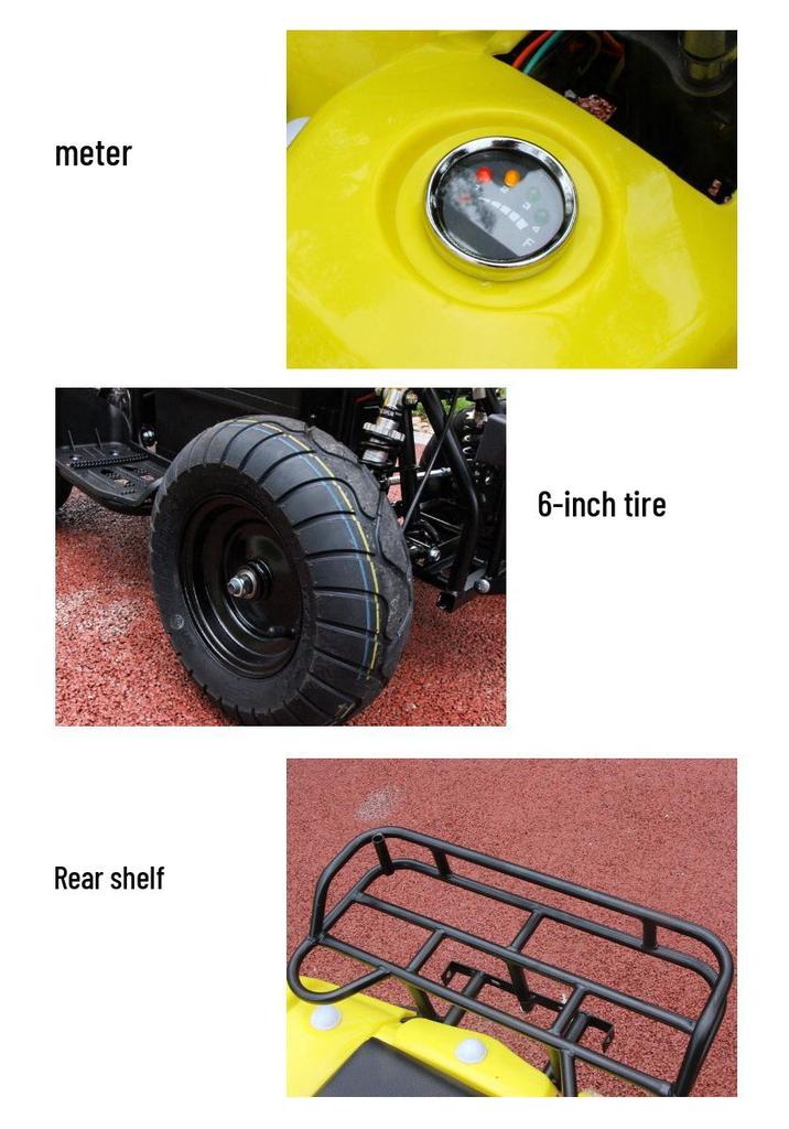 Children's Electric Off-road ATV with Three-Speed Transmission, 500W Motor