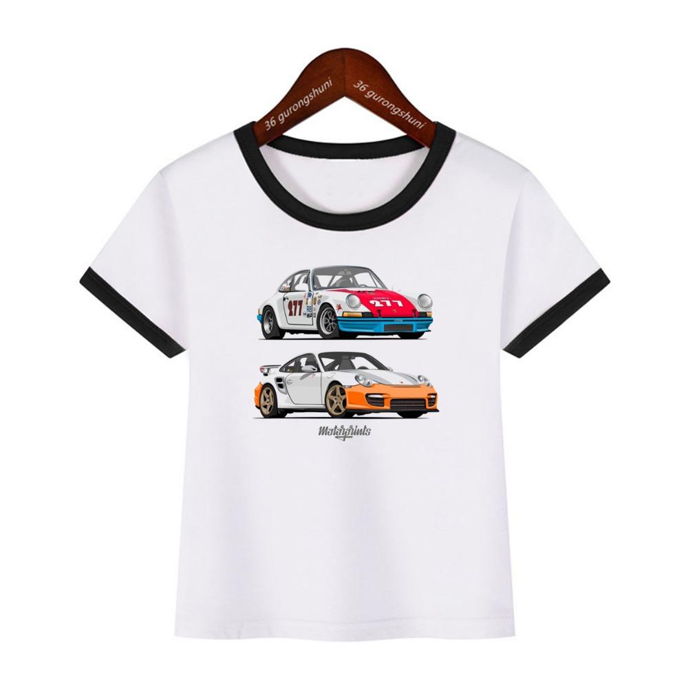 New Arrival Boys T Shirt Funny Car Cartoon Print Kids Clothes Summer Casual Hip Hop Boys T-Shirt High Quality Short Sleeve Tops