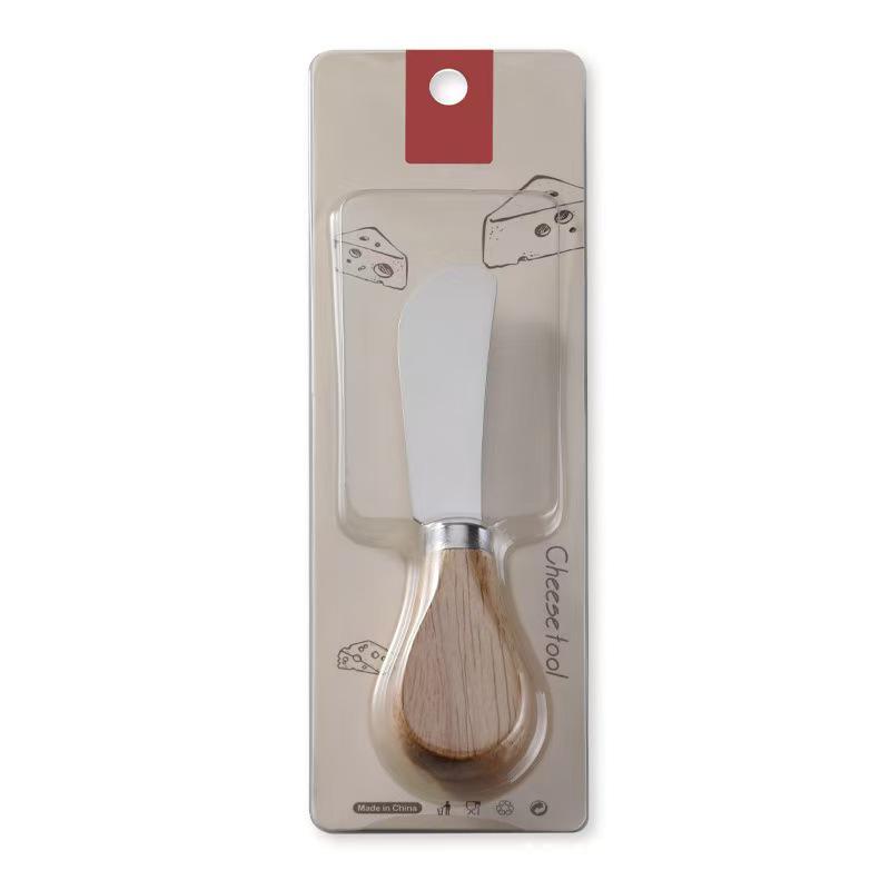 Stainless Steel Cheese Knife Set with Wooden Handle