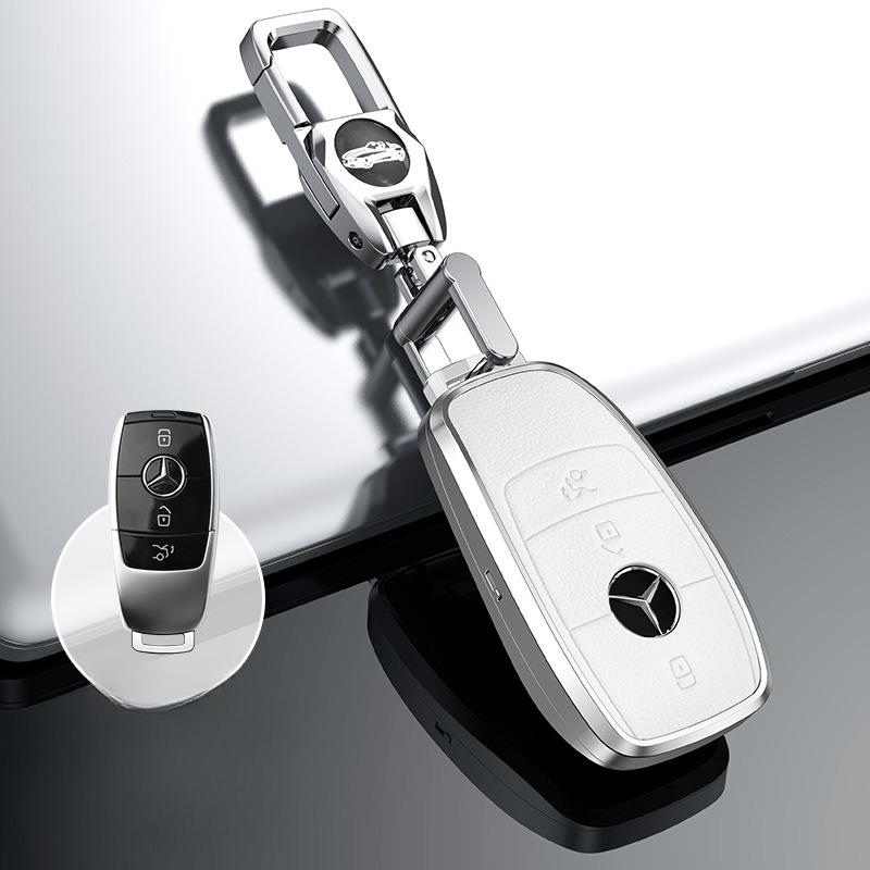Suitable for Mercedes-Benz Key Case E-class A-class S-class ML-class/metal Car Key Case/C200L/E300L Case Ring