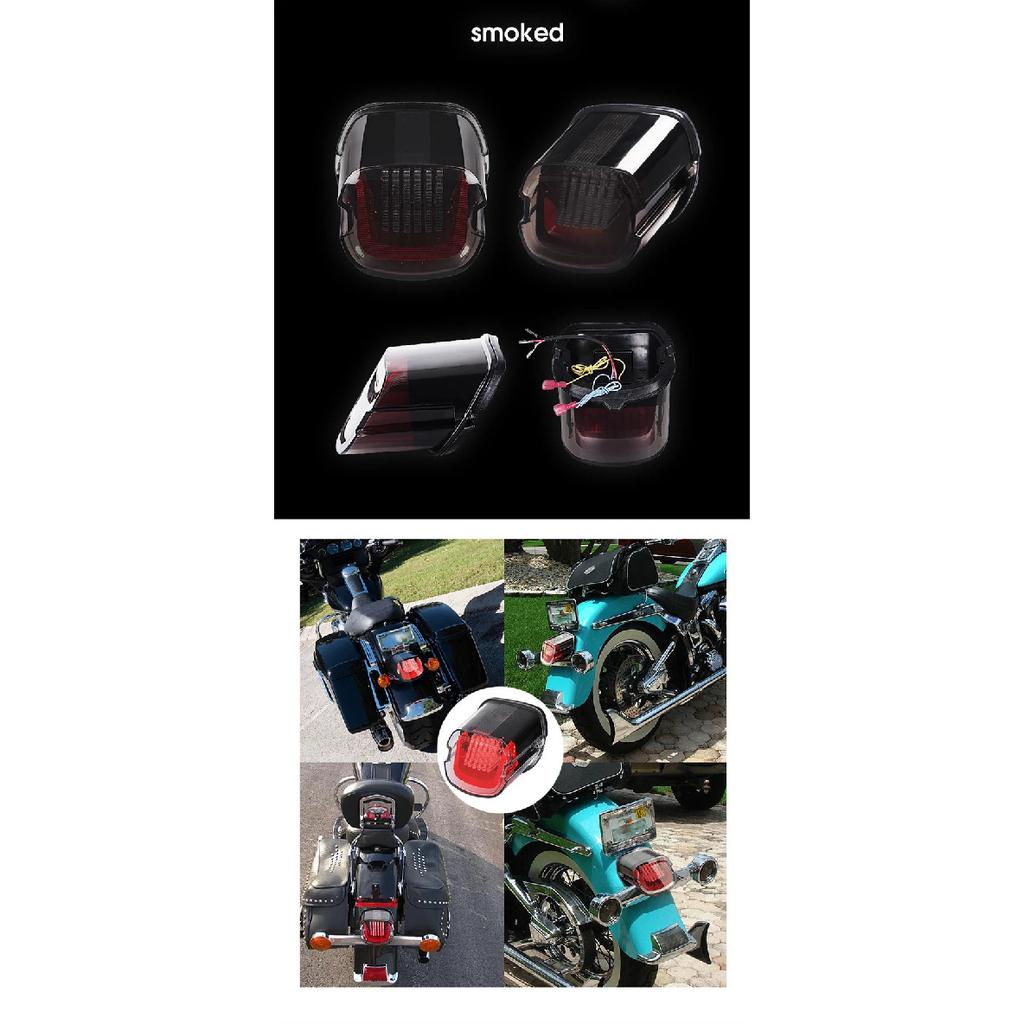 Motorcycle Tail Light LED Rear Lamp Taillight Brake Stop Turn Signals for Harley-Davidson Sportster Softail Dyna Lay Down Super