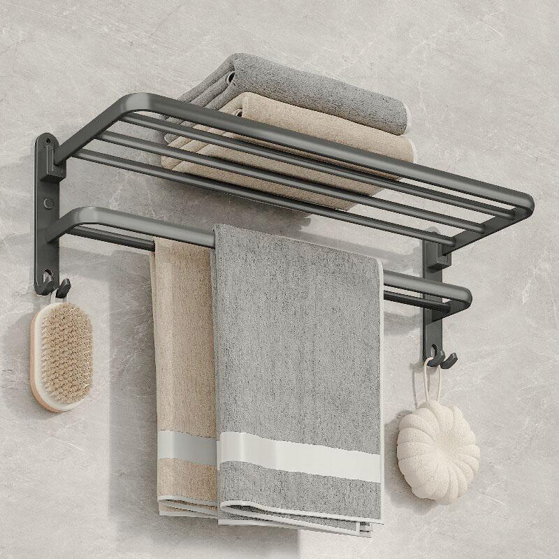 Dish Drying Rack Shelves Wall Shelf Kitchen Storage Towel Rack Non Perforated Wall Mounted for Kitchen Kitchen Accessories