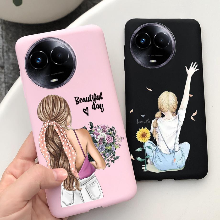 For Realme 11x Case Realme 11 5G Taiwan Cover Soft Silicone Bumper Protective Luxury Print Back Cases For Realme11x  11 x Funda