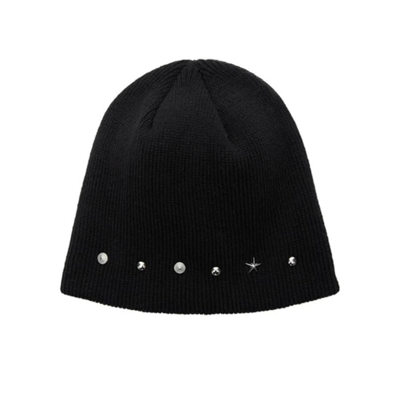 XANADU EDDY STUD BEANIE_BLACK