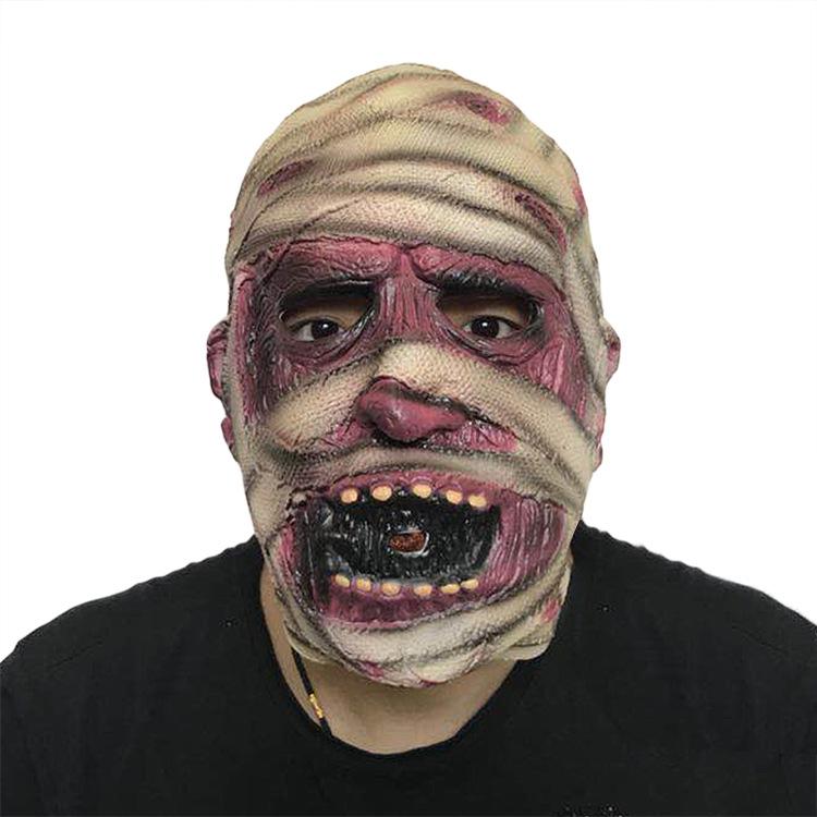 Scary Ghost Face Mask Mummy Zombie Devil Masquerade Halloween Party Costume Props