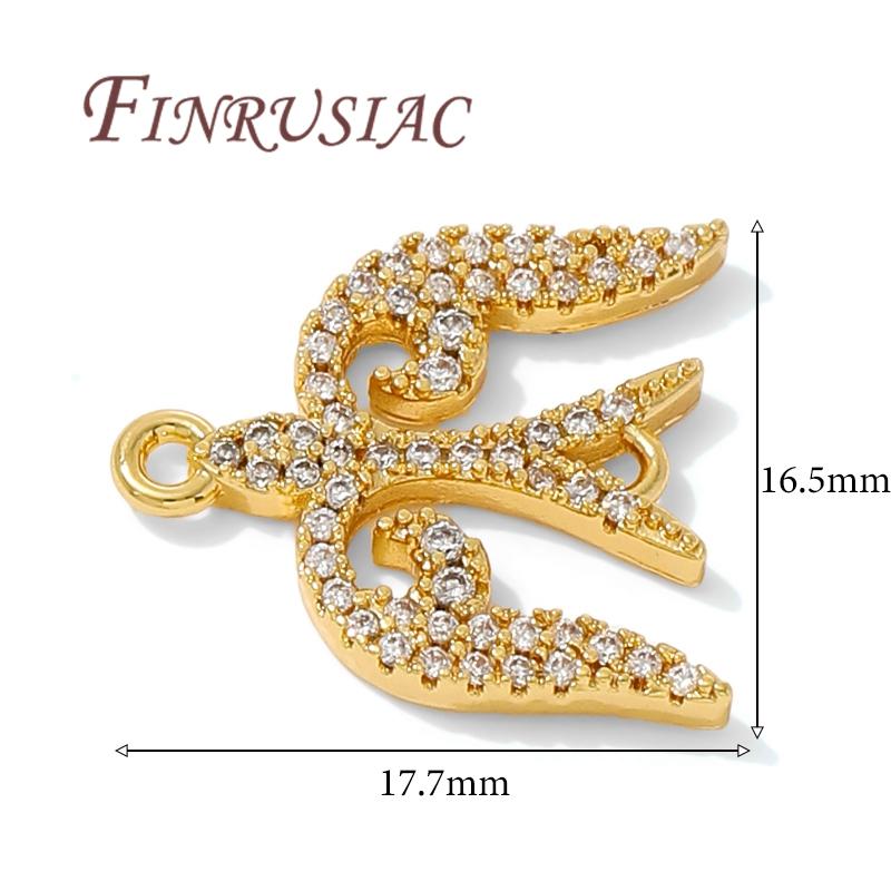 18K Gold Plated Necklace/Earrings Connector Fittings,Charms Connectors For Jewelry Findings,DIY Jewellery And Accessories