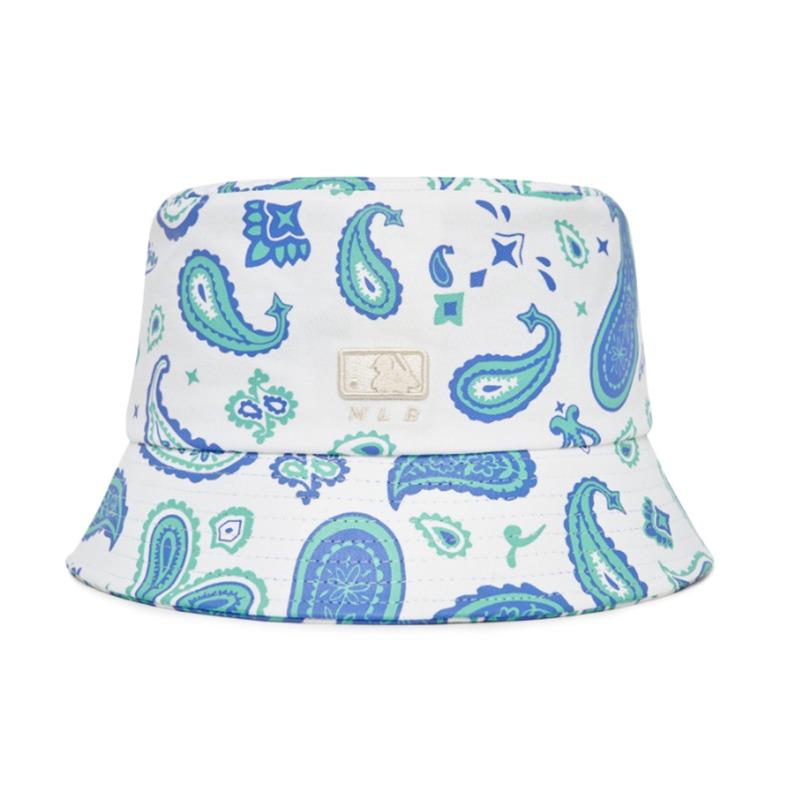 MLB Casual Printed Bucket Hat Men's White 3AHT01633-07WHS