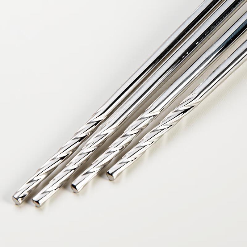 Minai 316L Stainless Steel & Chicken Wing Wood Chopsticks
