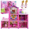 Aig Dollhouse Big Villa + Crib Slide Furniture 2 Dolls