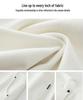 Women's Korean Style High Waist White Denim Pants - Loose Fit, Spring 2026, Creative Wash.