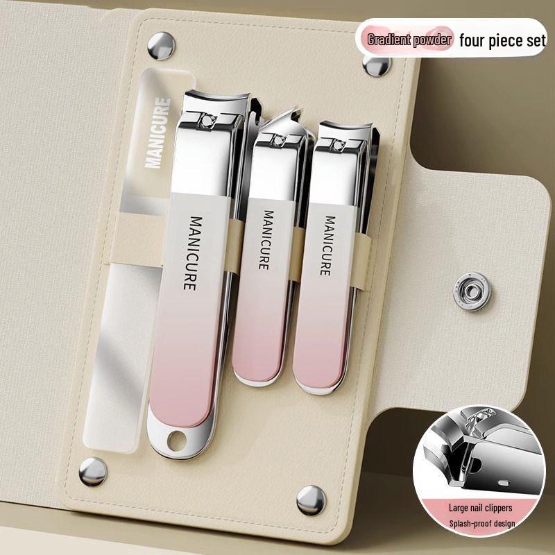 Nagelknipser-Set: Komplettes Maniküre- & Pediküre-Werkzeugset mit schräger Zange