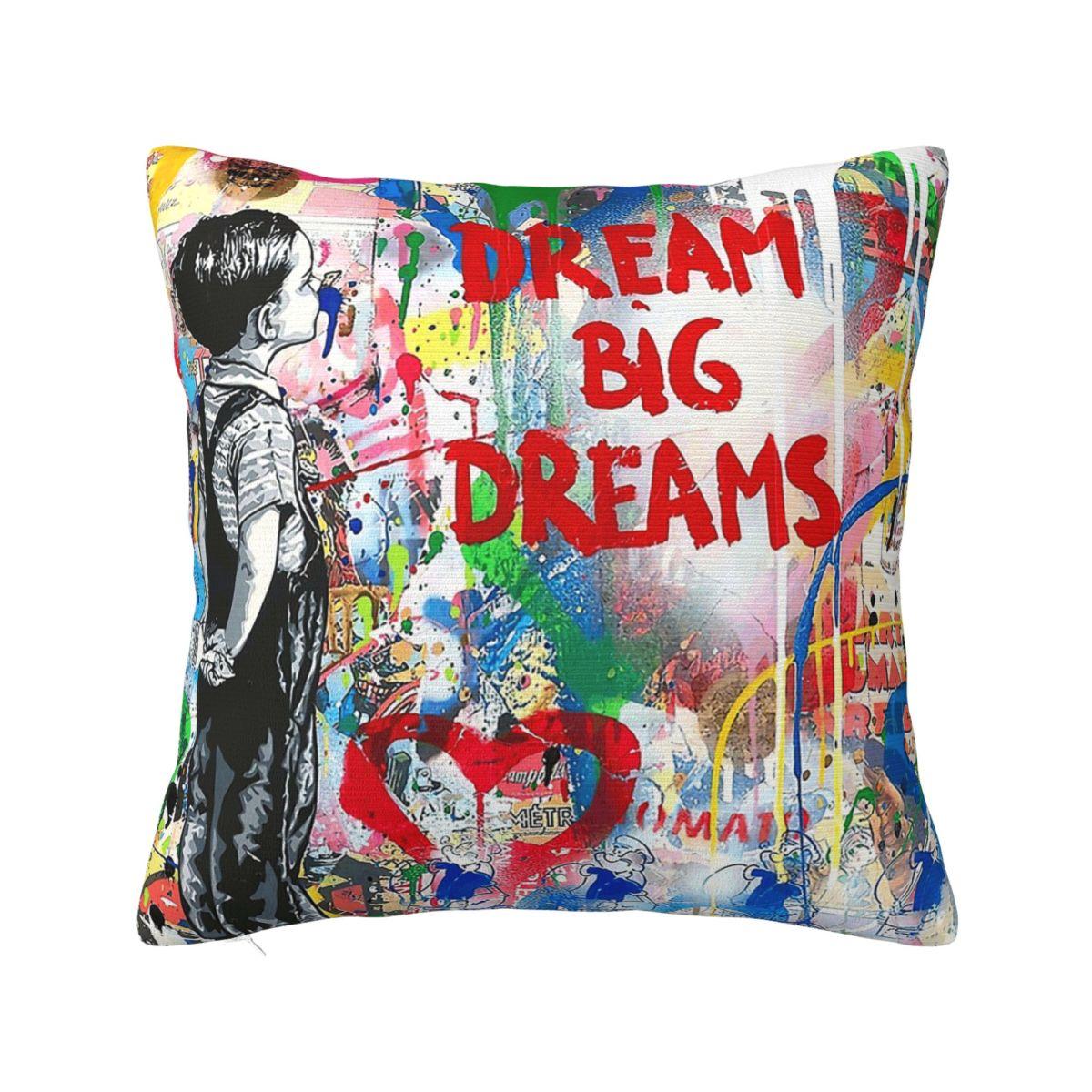 

Banksy Square Pillowcase Pillow Cover Polyester Cushion Decor Comfort Throw Pillow For Home Sofa double sided printing:30 x 30cm