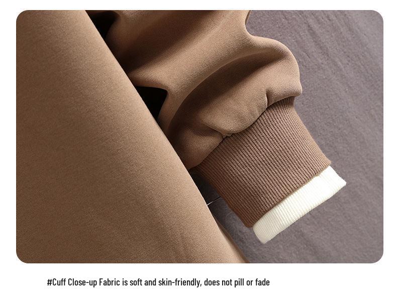 Teen Boys Plus Velvet Hooded Sweatshirt - Thick Winter Top for Junior and High School Students