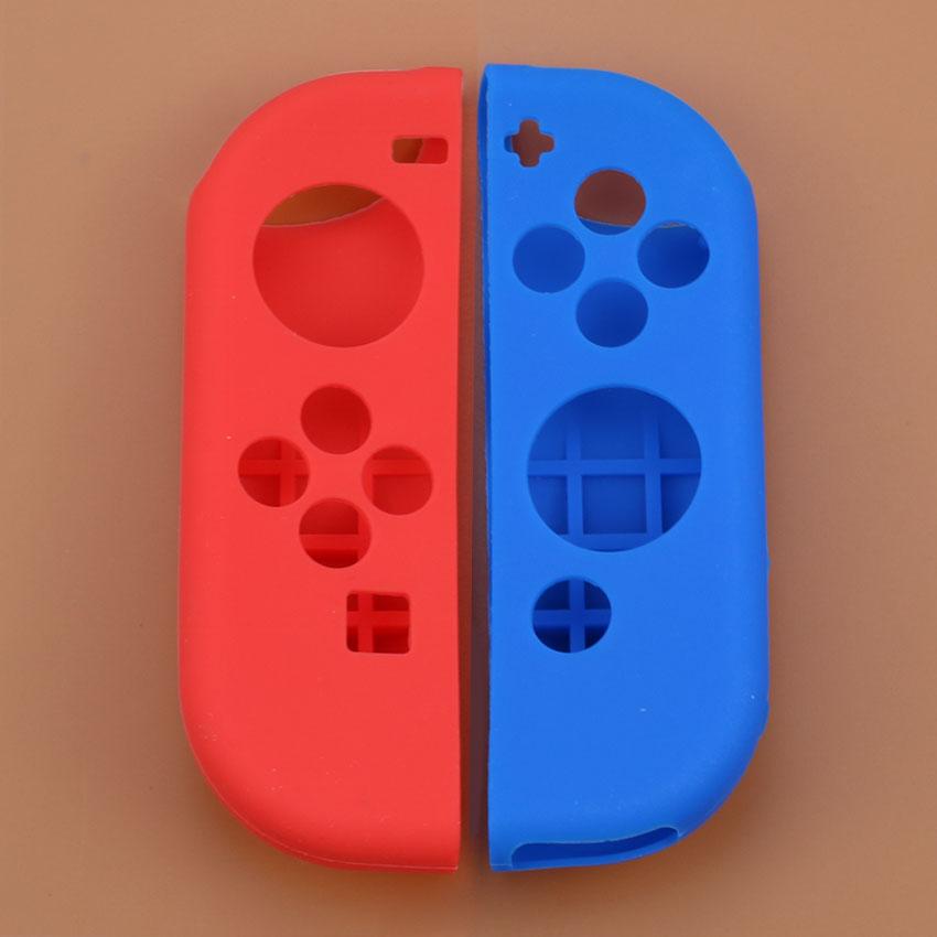 JCD 1Set Links Rechts Weiches Silikon Gummi Griff Gel Schutz L R Controller Gamepad Hülle Case Abdeckung Für Switch Joy-Con Joycon NS