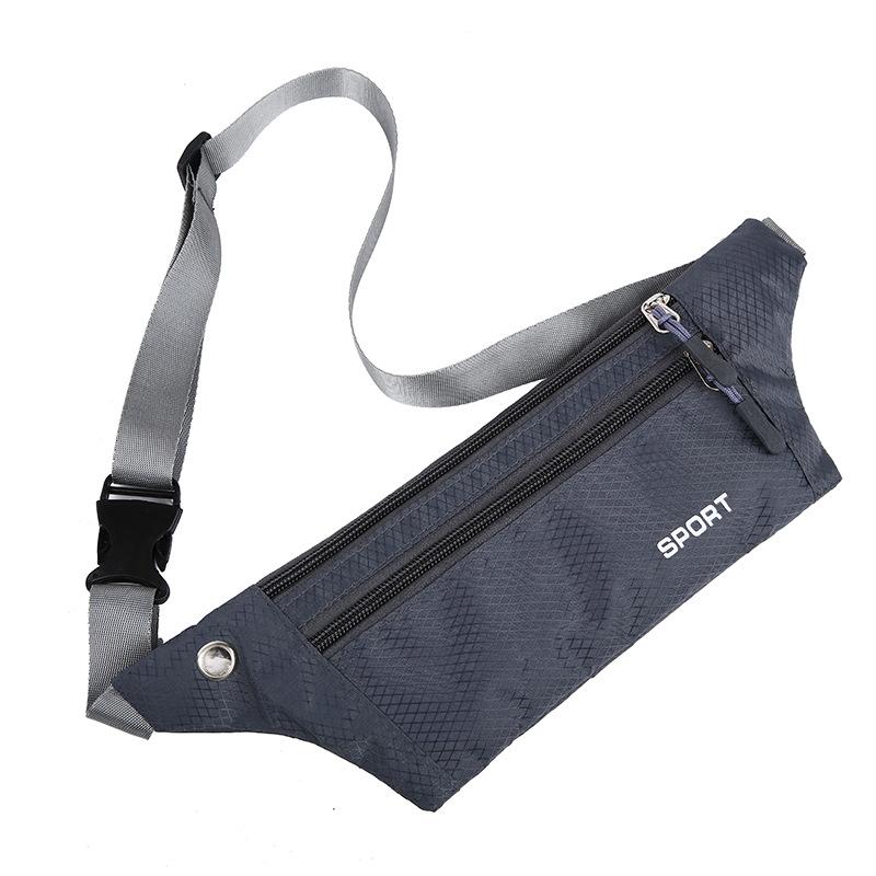 Running Waist Bag for Men Oxford Cloth Waterproof Crossbody Chest Bag Multi Functional Waist Bag