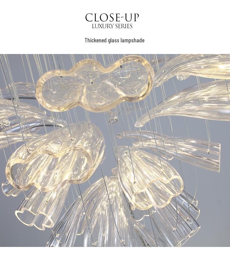 Luxury Crystal Ring Pendant Light for Living Room and Dining Spaces
