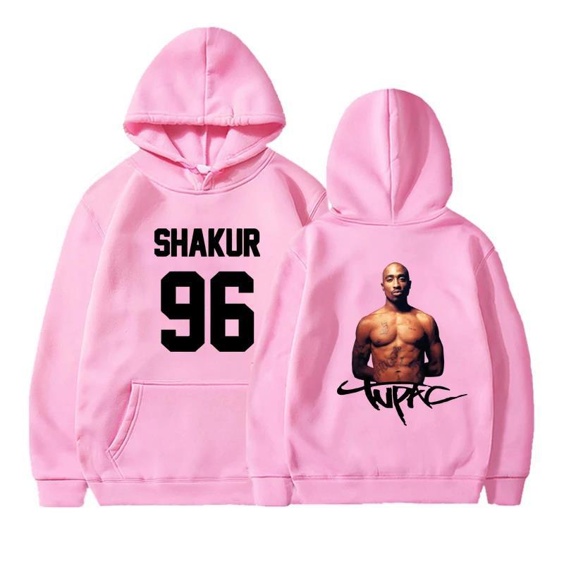 Gangsta Rap 2Pac Hoodies Sänger Grafikdruck Sweatshirts für Fans Lässige Langarm Kleidung für Männer/Frauen Sudaderas Hoody