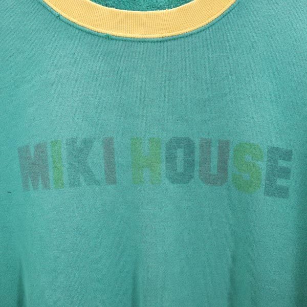 mikihouse Long sleeve sweat trainer L Green system Men's Used