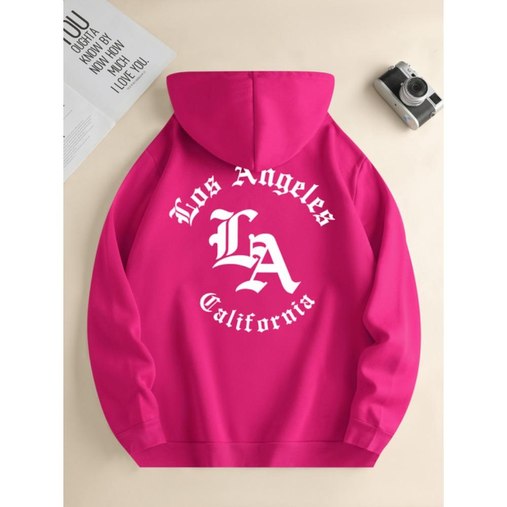 

Мужская новая модная толстовка с капюшоном, повседневная толстовка с завязками и капюшоном, с монограммой, карман-кенгуру спереди, мужская куртка XXXL