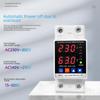 Adjustable Intelligent Dual Display Self-Resetting Voltage/Current Limiter Switch (40A/63A/80A)