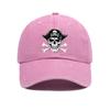 Pirate Skull Cross Swords Baseball Cap Adjustable Outdoor Polyester Graphic Cap Unisex Casual Hat