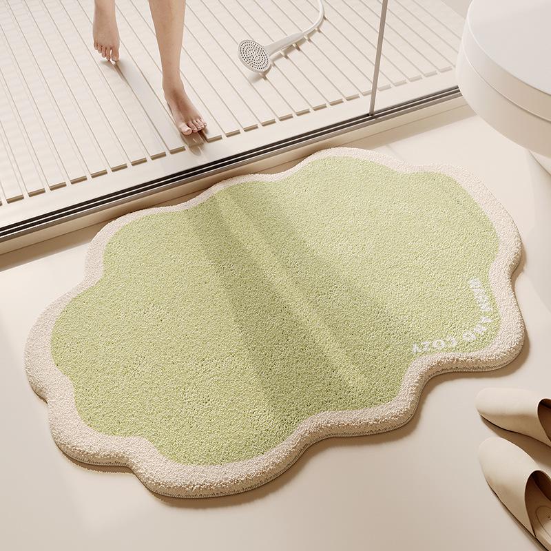 

Коврики для ванной комнаты из кашемира — впитывающие, грязеотталкивающие, нескользящие коврики для туалетов и входов, легкие в уходе 40*60cm (Cashmere)