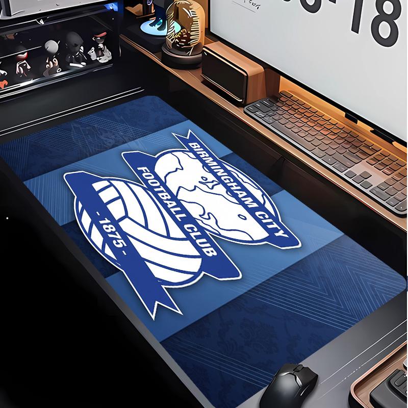 Birmingham City Football Pattern Mouse Pad Non?Slip Rubber Base Gaming Mousepad For Desk Office Home