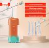Portable Electric Ultrasonic Water Flosser with Telescopic Tank - Waterproof Oral Cleaner and Tartar Remover