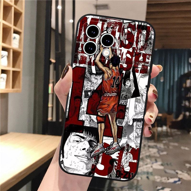 Phone Case For Iphone 14 Pro Max 13 12 11 Pro Max Xs Xr X 12mini 7 8 Plus Se Slam Dunk Sakuragi Hanamichi Case Funda