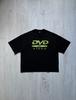 T-shirt Stampa Boxy Retro Street Y2k con Logo DVD Video Oversize Uomo Donna Casual Cotone Larga Streetwear Harajuku Femminile Maschile Tee