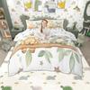 Homewish Cute Wildlife Duvet Cover Set For Kids Deer Highland Cow Bedding Butterfly Duck Koala Comforter Cover Set