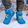 Hohe Kinder Baumwollschuhe Plüsch Warm Schneestiefel Jungen Mädchen Winter Outdoor Wandern Sneaker Wasserdicht Rutschfest