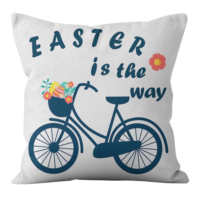 

Пасхальная наволочка Повседневная Комбинация Спальня Дом Диван Подушка Чехол для подушки Подушка 45*45cm