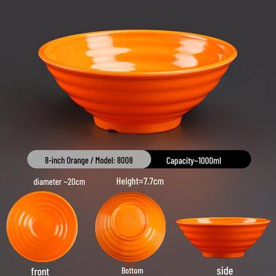 DRain A5 Thickened Melamine Noodle Soup Bowl