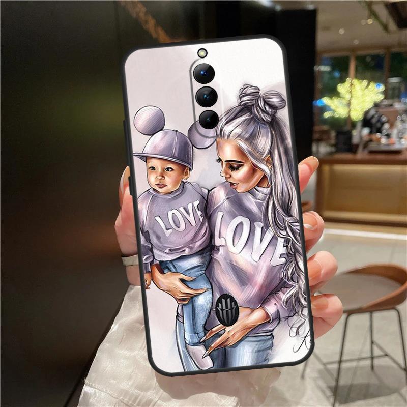 Fashion Super Mom Case For ZTE Nubia Red Magic 10S 9S 8S 10 9 8 11 Pro Plus 6 7 6S 7S For RedMagic 10 Air Cover