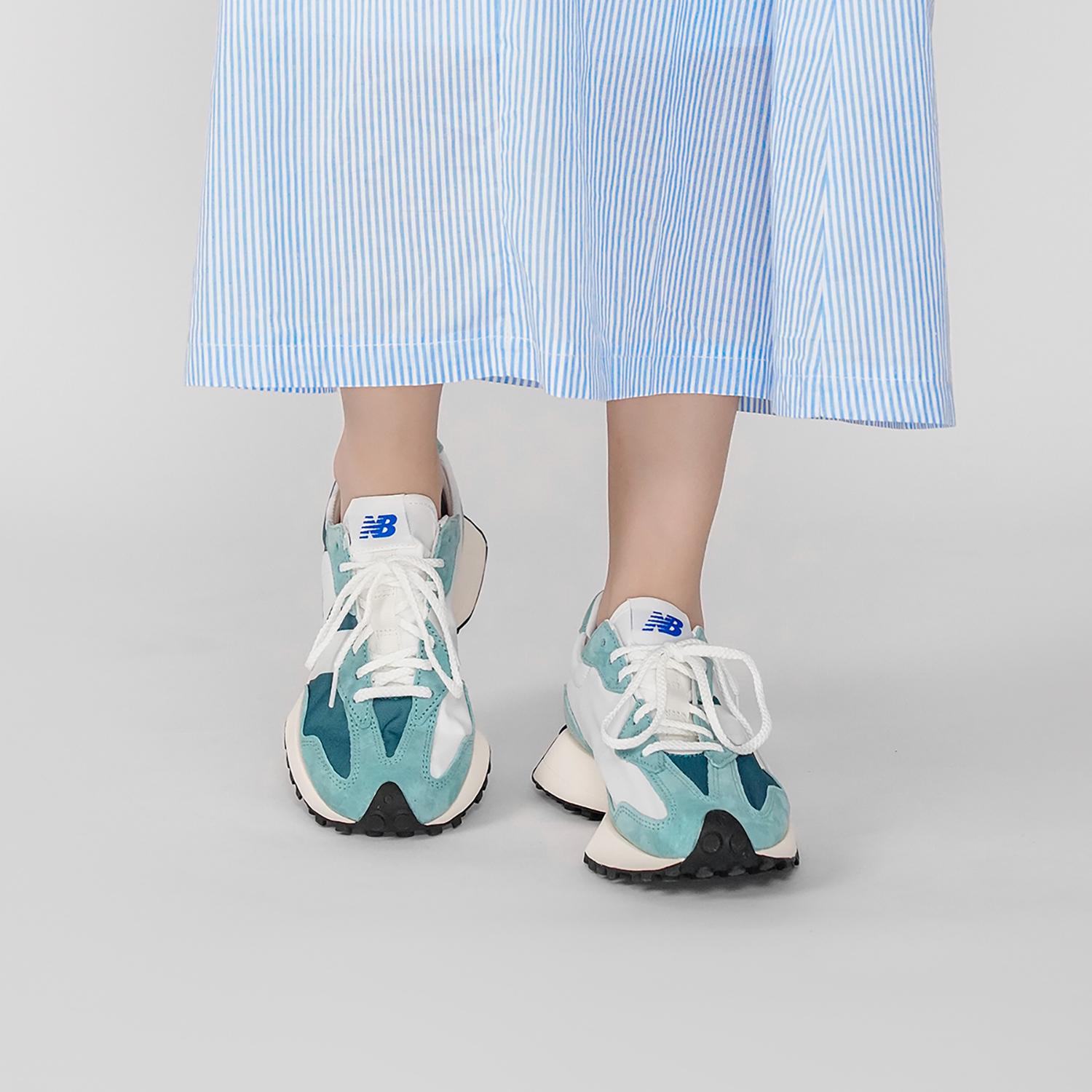 New Balance 327 Storm Blue Deep Sky женские кроссовки WS327LE1 36 — фото 5