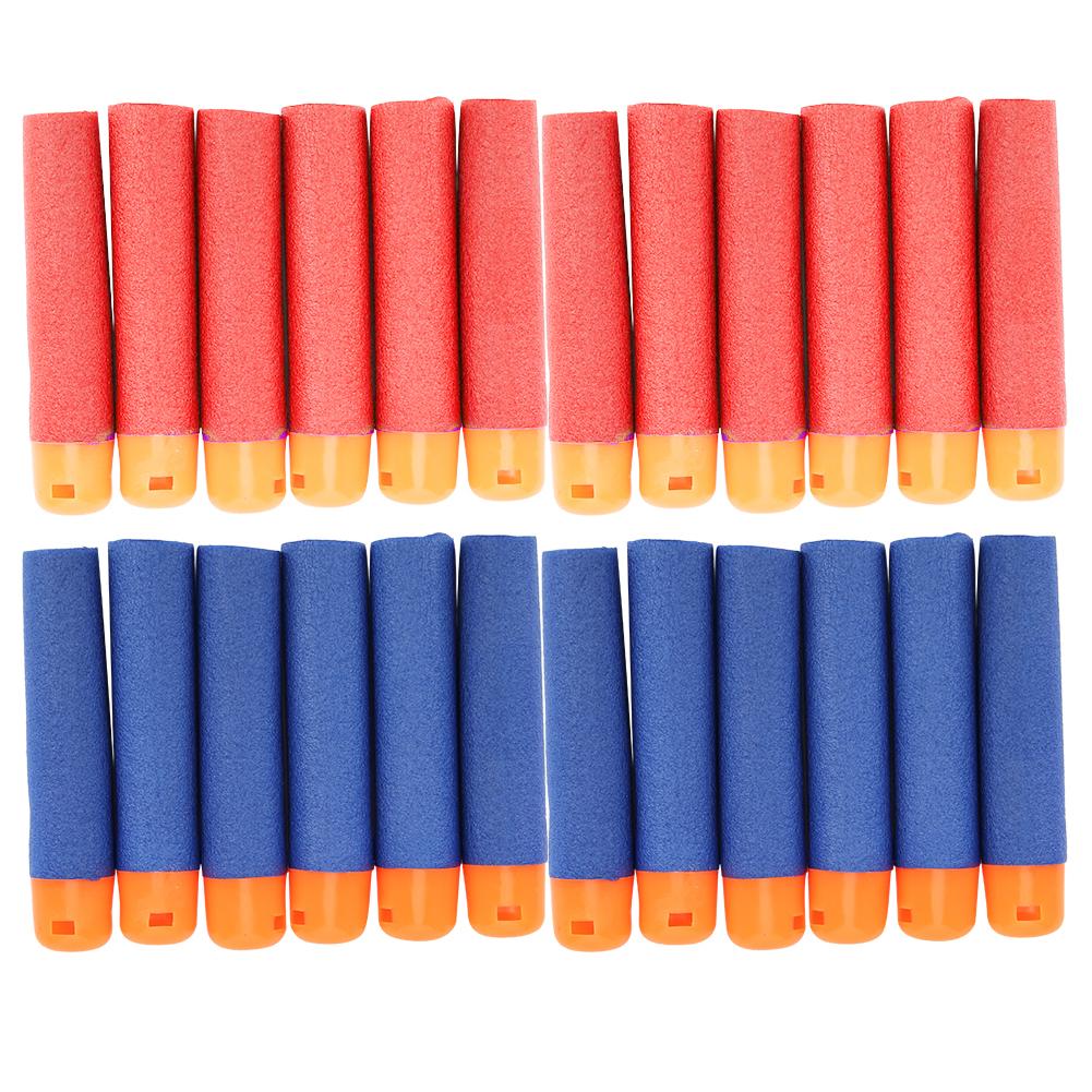 10 Stück EVA-Kugeln Scharfschützenpfeife für Kinderstrahlspielzeugpistole Weichschaum-Nachfüllung 9,5 cm