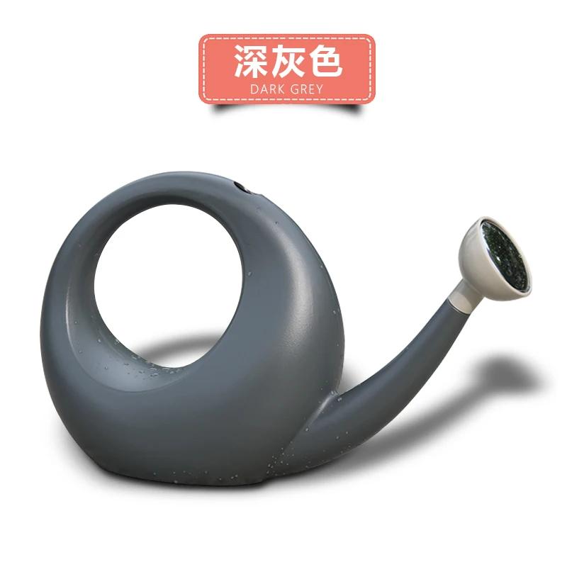 4L Velkokapacitní konvička na zalévání ve tvaru šneka Zahradní nářadí Kreativní osobnost Plastový květináč Domácí zahradní kropička Konvička Zelené rostliny