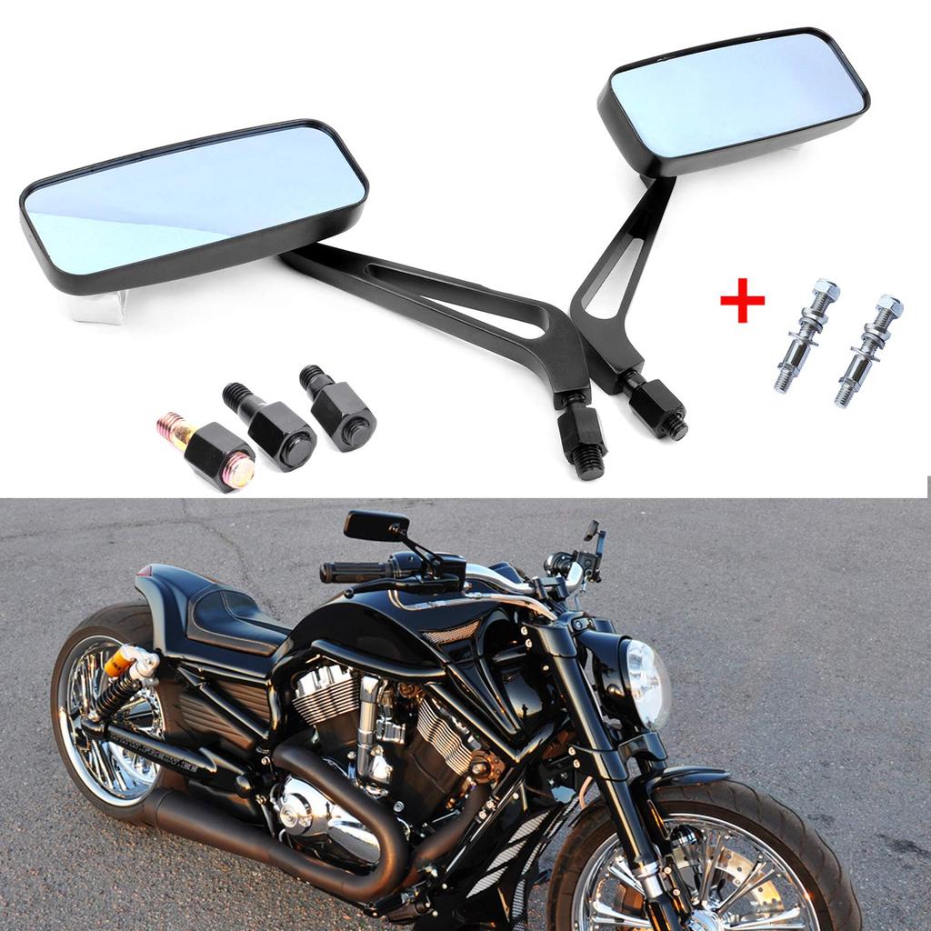 Motorcycle Mirror, 0.4 inch (10 mm), 0.3 inches (8 mm), Positive Screws, Reverse Screws,