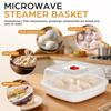 Food Grade Plastic Microwave Oven Steamer Box Microwave Vegetable Steamer  Daily Meal Preparation