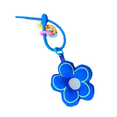 Chaveiro com pingente floral, elegante organizador de chaves, acessório de bolsa adorável