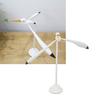 5pcs White Seagull Statue Balancing Nautical Sculpture Mobiles Seagull Figurine  For Patio