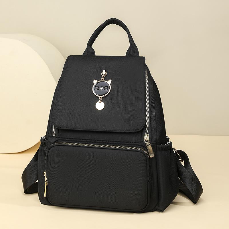 Spring new backpack nylon Oxford large-capacity bag women's simple casual backpack