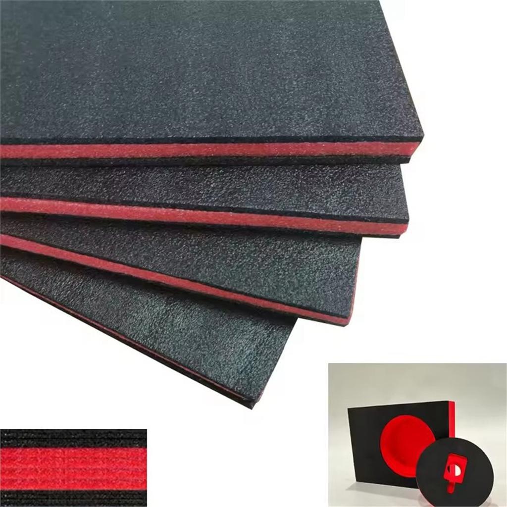 Toolbox Foam, Cuttable Polyurethane Foam Sheets,Toolbox Organization & Shock-Absorbing Foam 400x330x25mm,2PCS